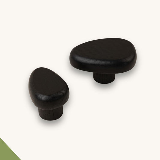 Wandhaken DROP Eschenholz Schwarz im Set von Covea Nest.